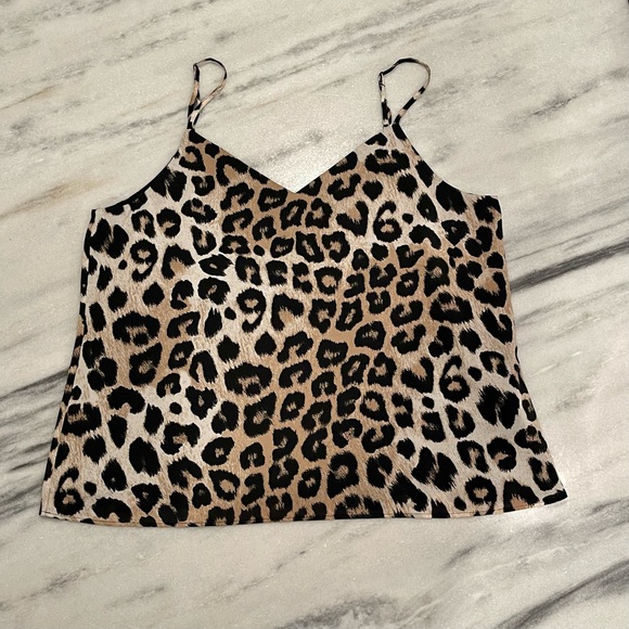 NWT - Banana Republic - Leopard Print Fully Lined Camisole / Large - Picture 7 of 10
